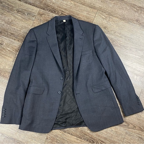 Burberry Other - Burberry London Suit Men 54R Black 100% Wool Sport Jacket Formal Blazer 2 Button
